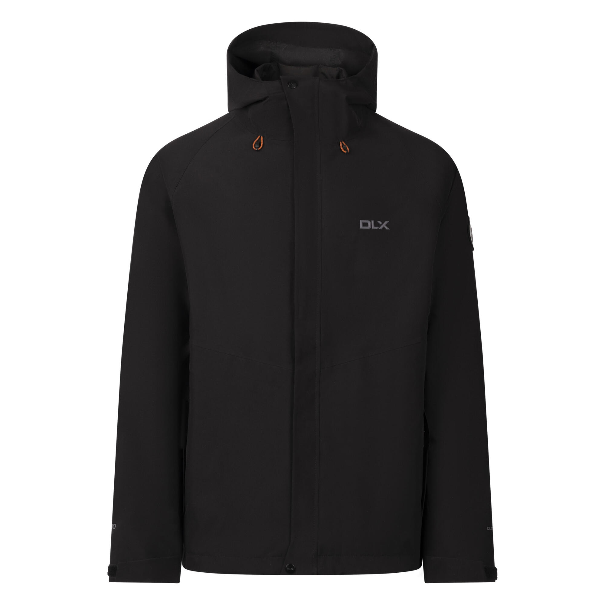 TRESPASS Mens Frederic 3 in 1 Raincoat (Black)