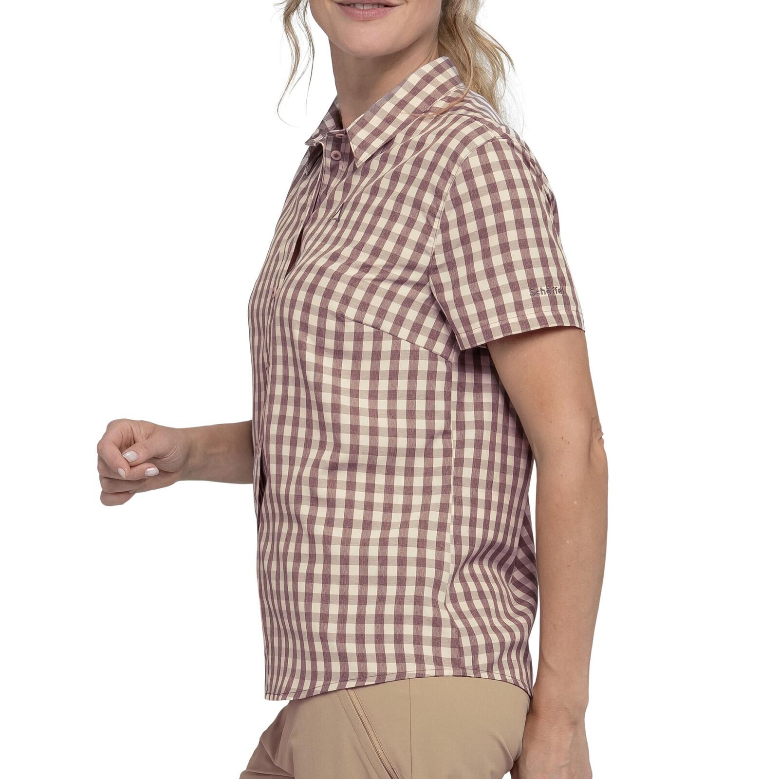 Wanderbluse schnelltrocknend leicht Damen - Hiking CIRC Blouse Style Dalfoss 4/5