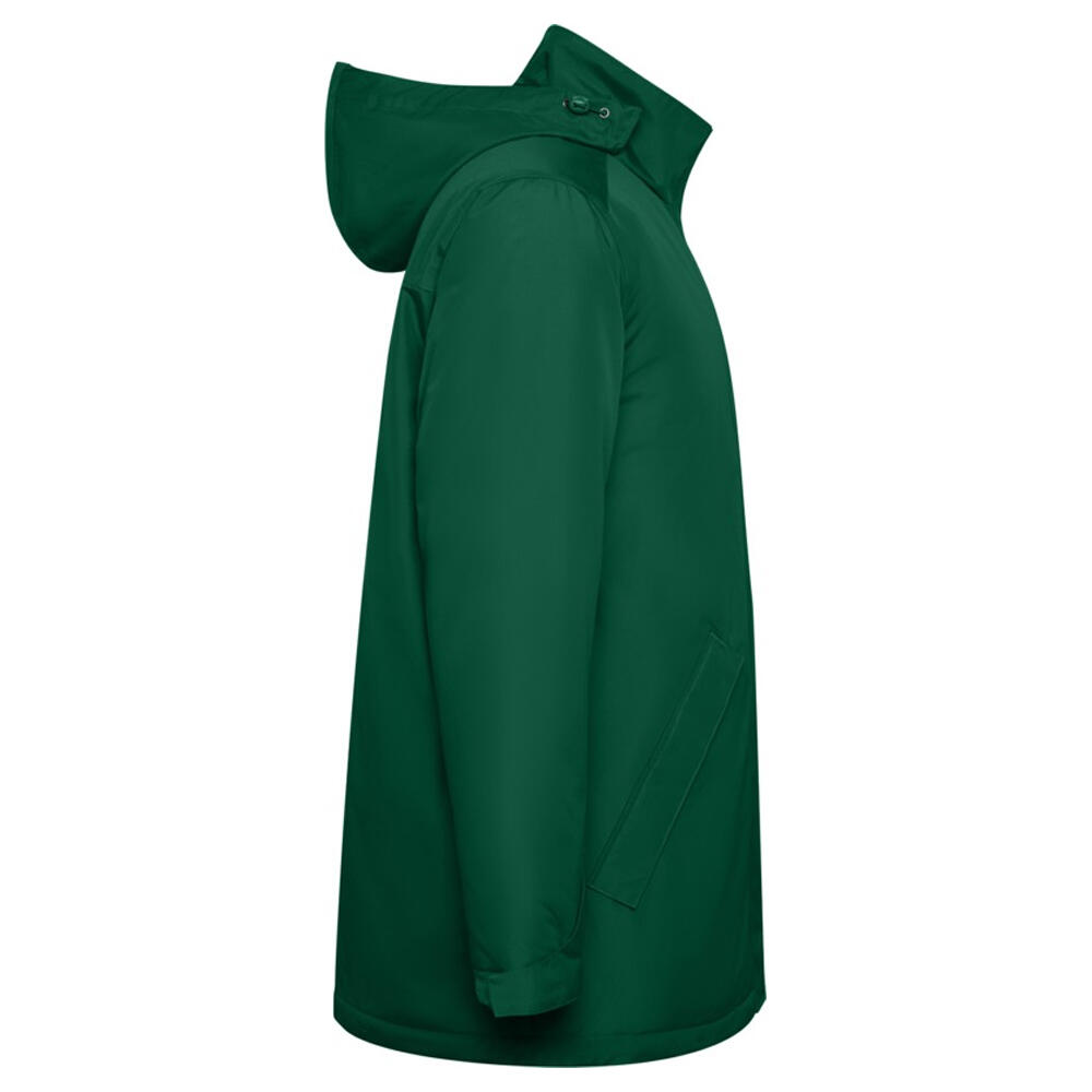 Parka acolchoada América para homem (Verde Garrafa) 4/4