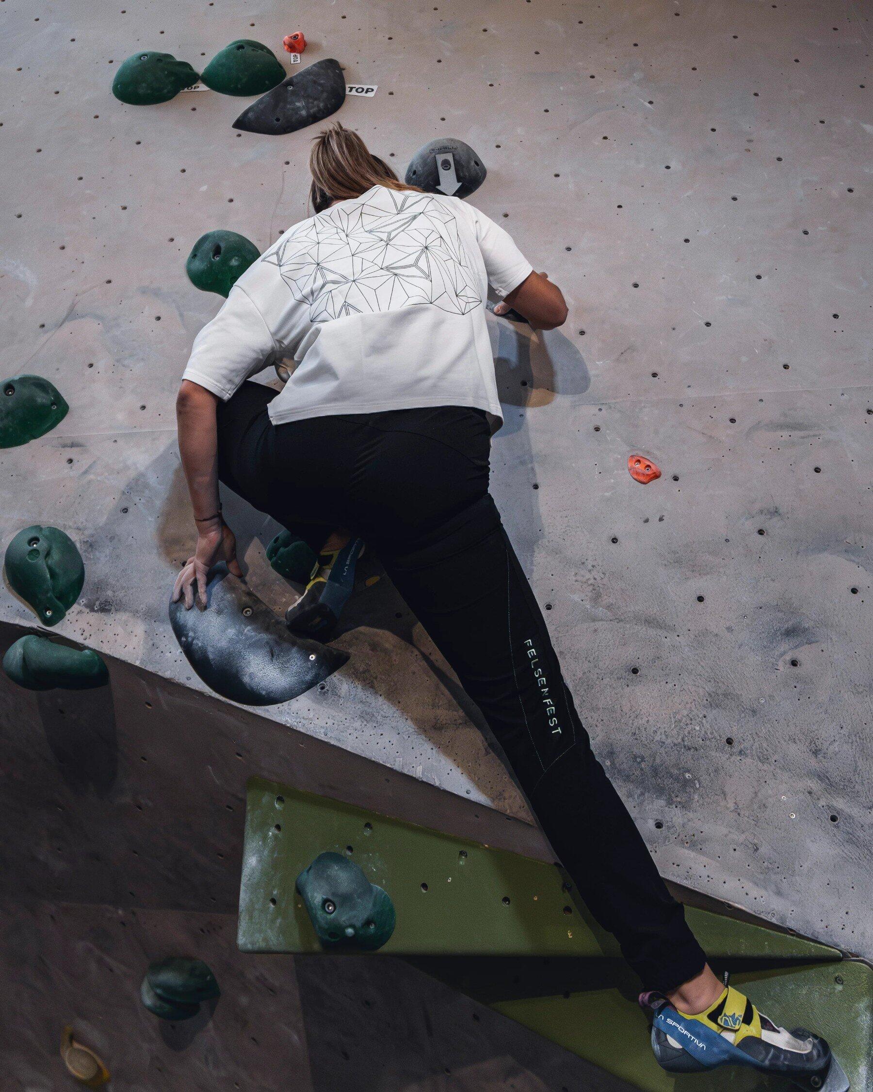 Boulderhose Obsidianschwarz Frauen 3/7