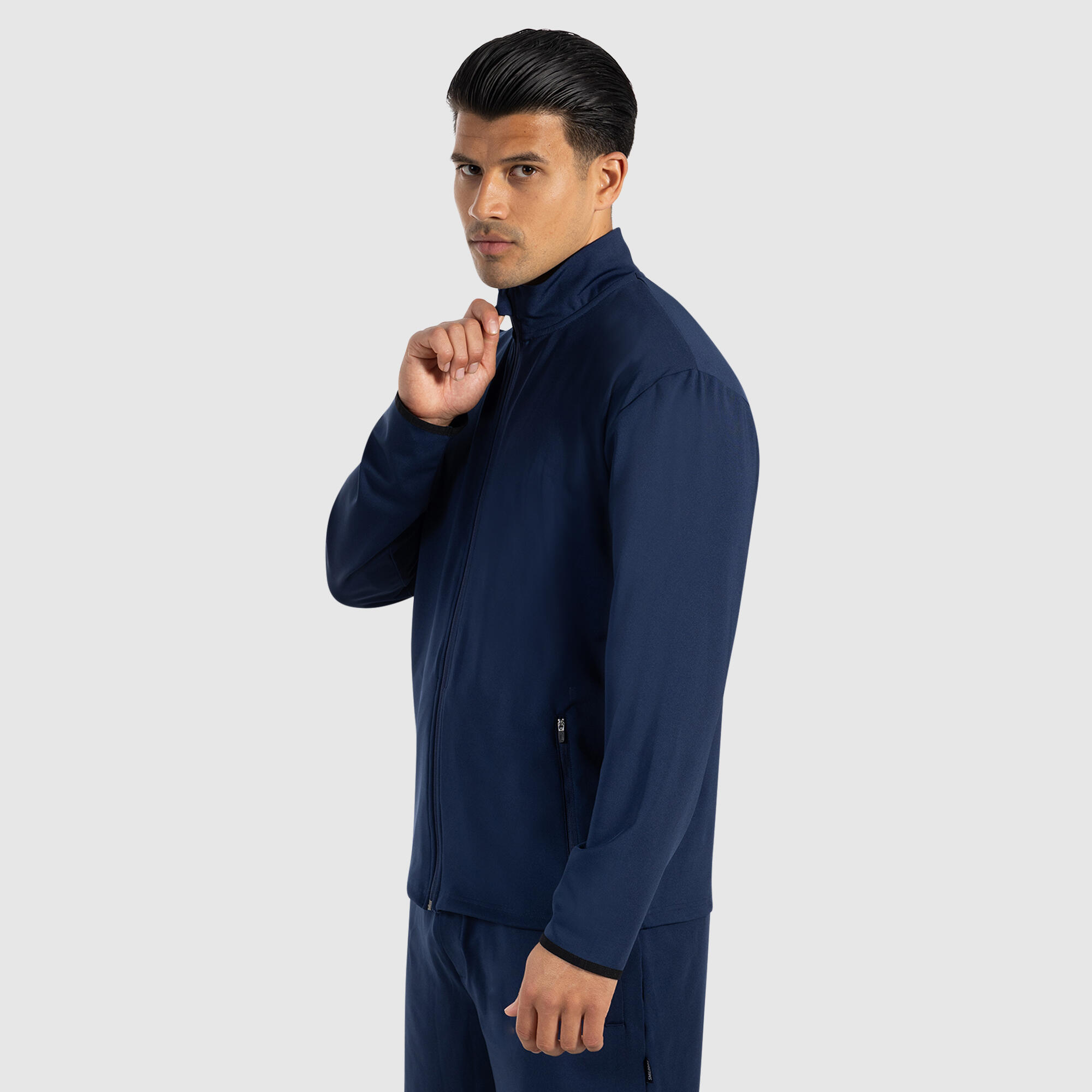 Herren Trainingsjacke Zeyn Marineblau 2/5