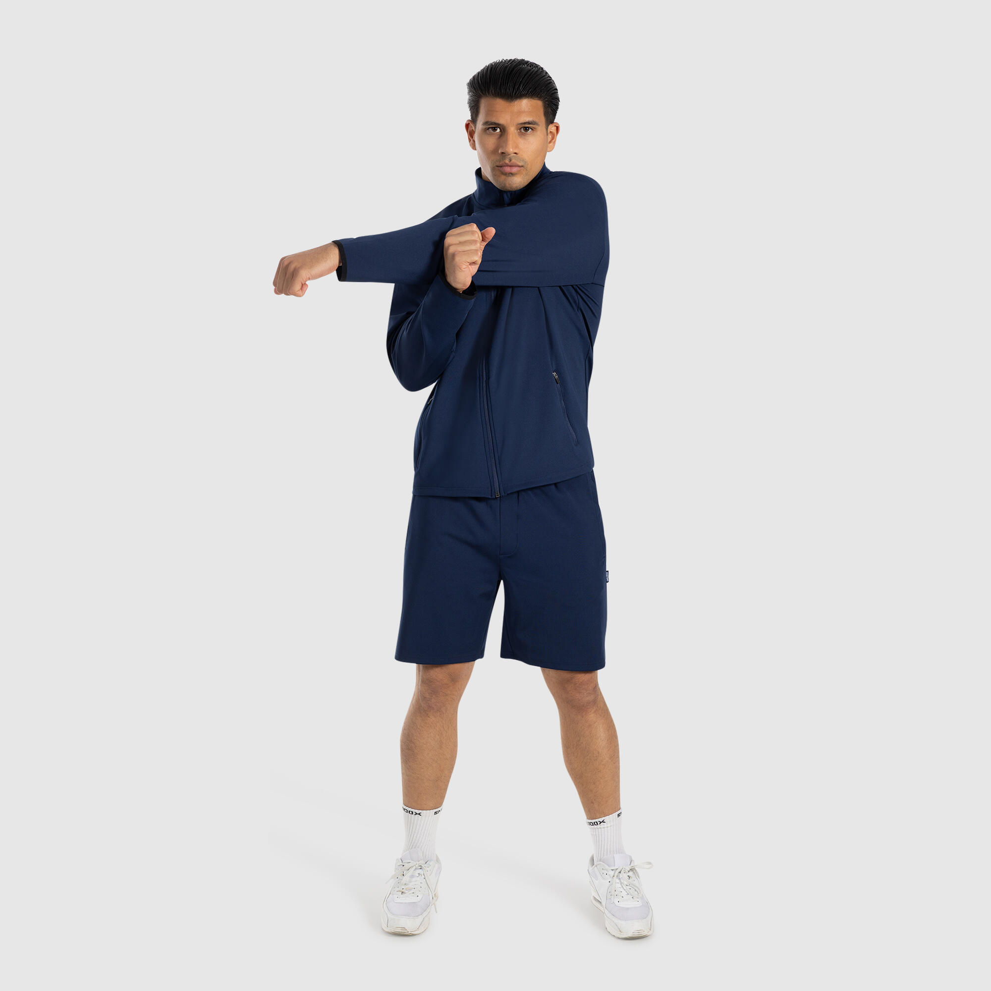 Herren Trainingsjacke Zeyn Marineblau 3/5