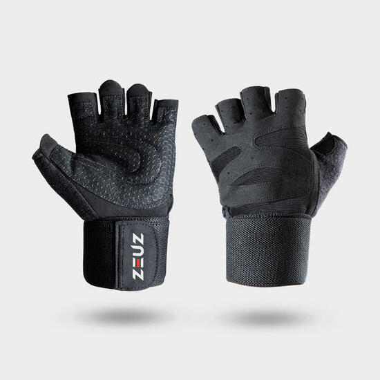 ZEUZ Gants Sport Femme & Homme – Noir – XL