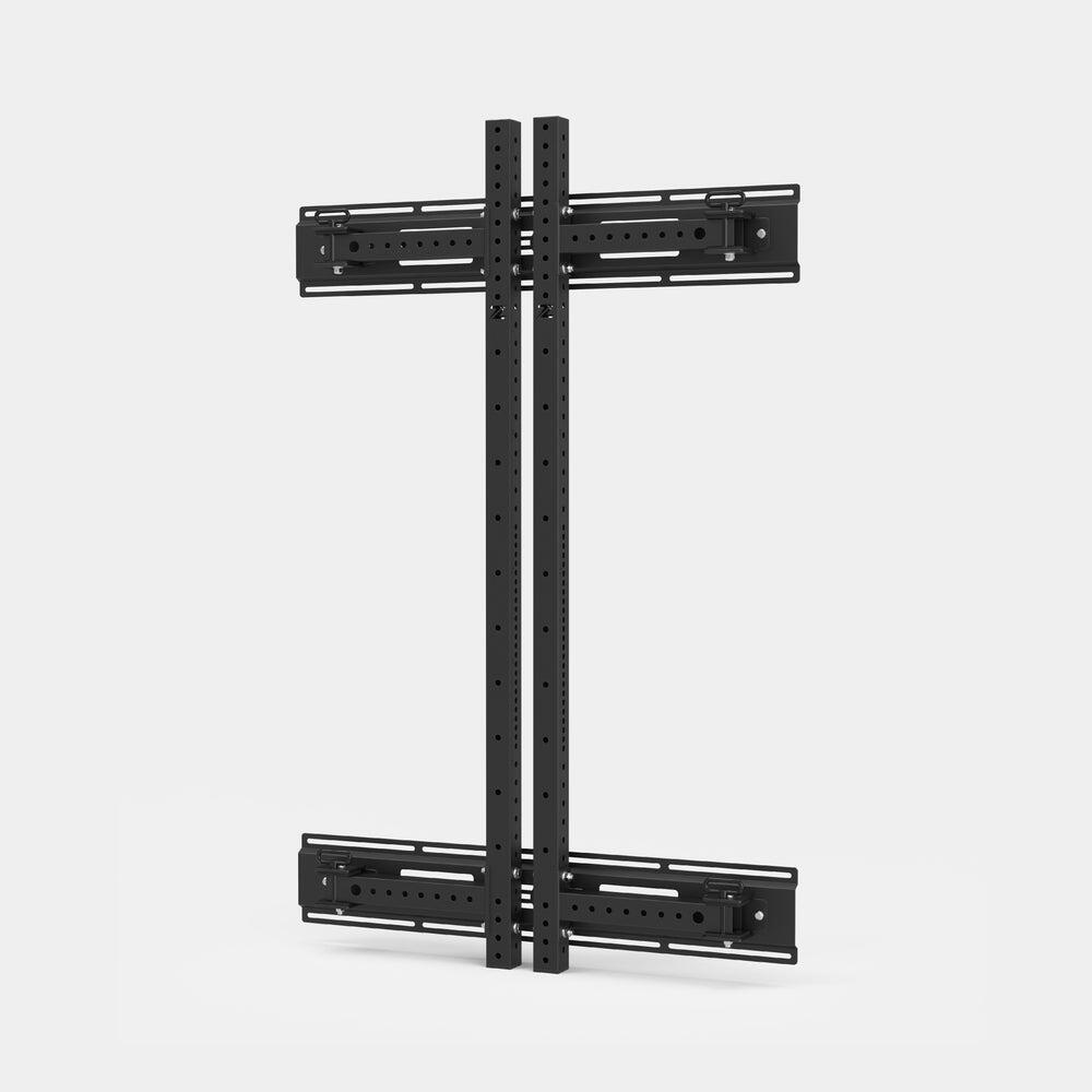 Suporte de parede dobrável ZEUZ – 1,25 x 0,63 x 2,3 metros – Preto 2/7