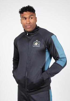Devon Training Veste - Grau/Bleu