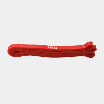 Zeuz 1 stuk weerstandsband elastiek – resistance stretch power bands - rood