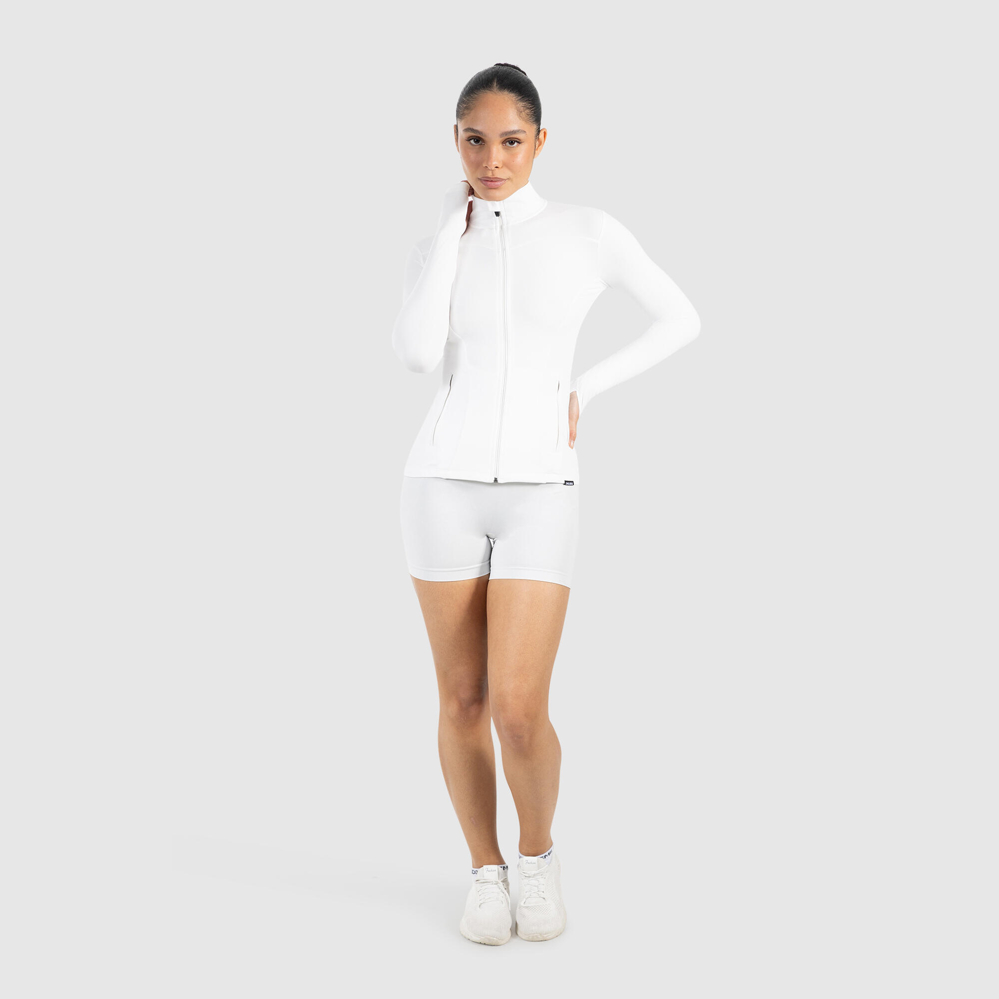 Damen Trainingsjacke Kenna Creme 3/5
