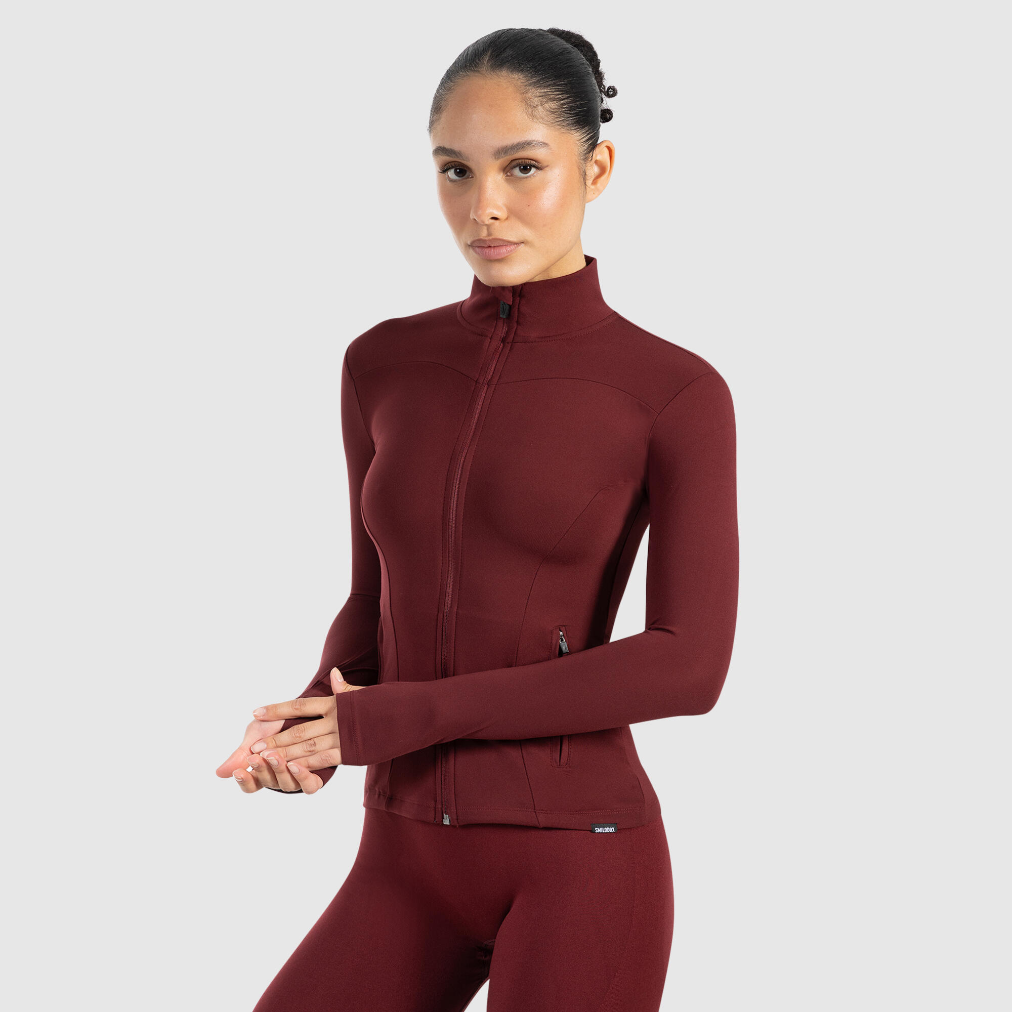 Damen Trainingsjacke Kenna Bordeaux 2/5
