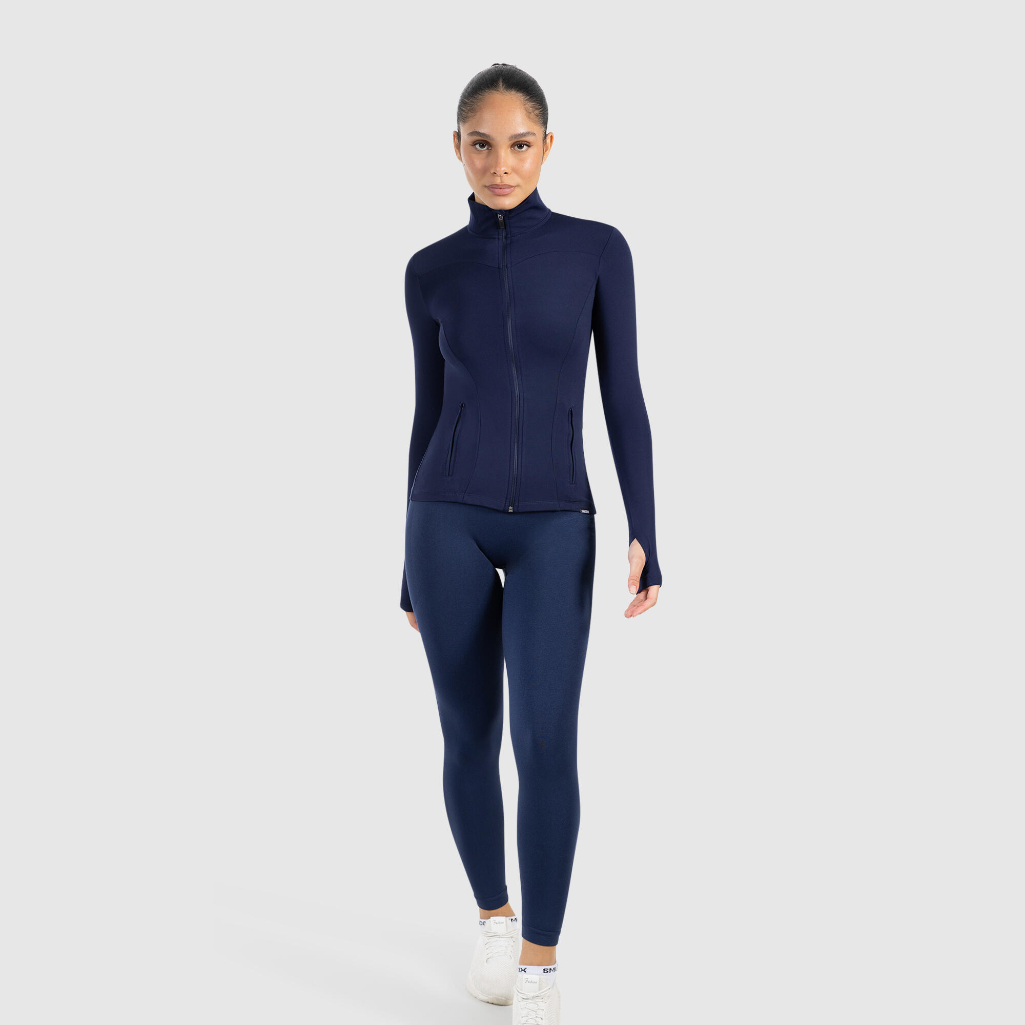 Damen Trainingsjacke Kenna Marineblau 3/5