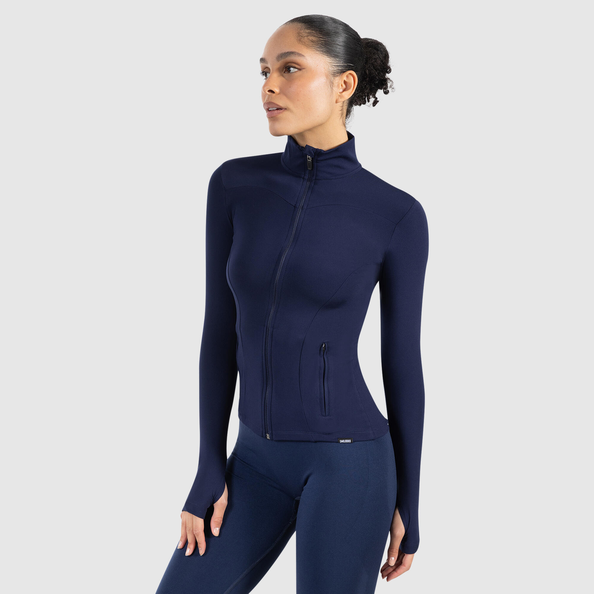 Damen Trainingsjacke Kenna Marineblau 2/5