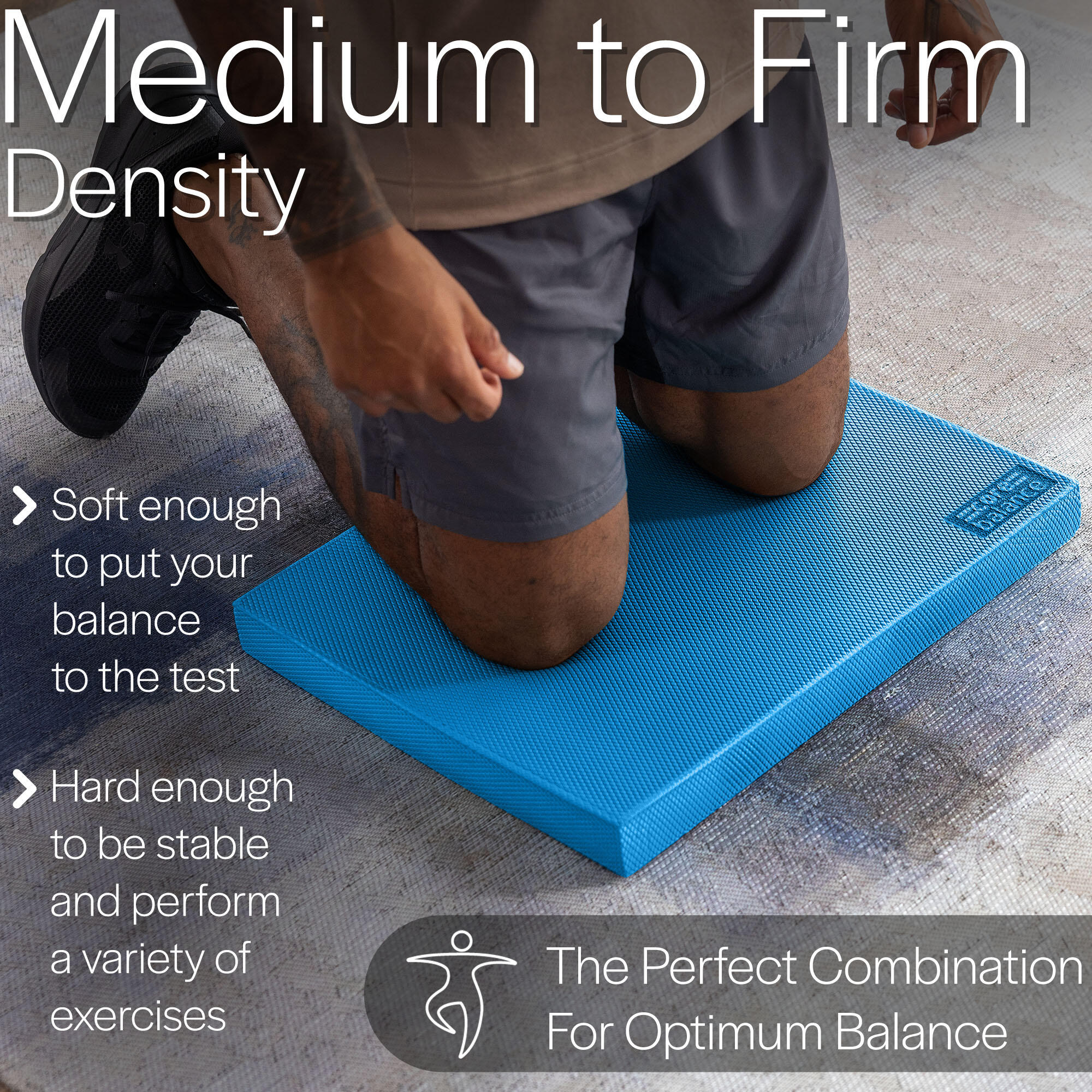 Balance Pad TPE Foam Stability Training Cushion Non Slip Large Core Balance 4/6