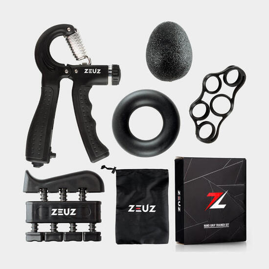 Ensemble de 5 pièces ZEUZ pour l'entraînement des mains : balle anti-stress