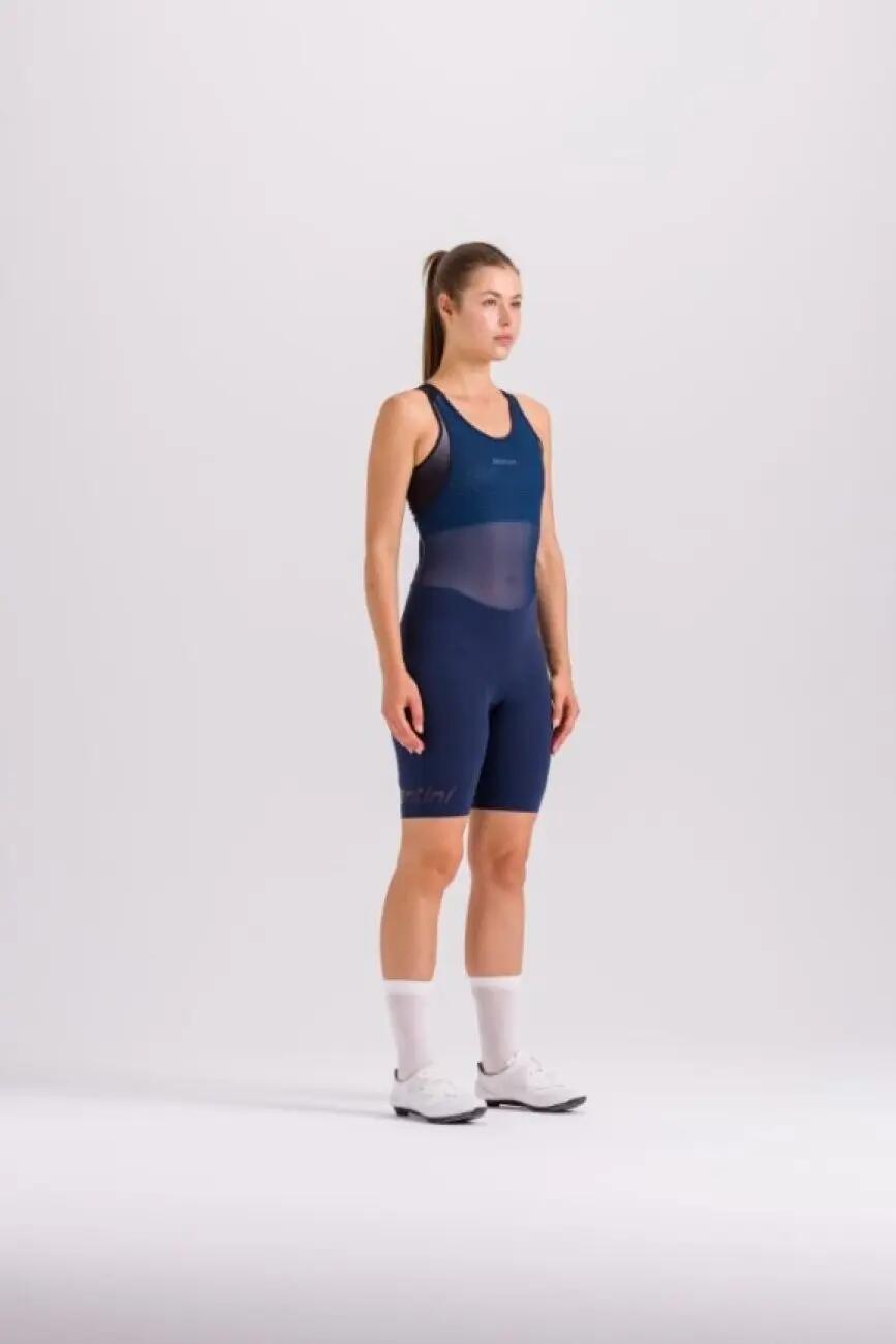 Kurze Fahrradhose mit Trägern - UNICO 2/4