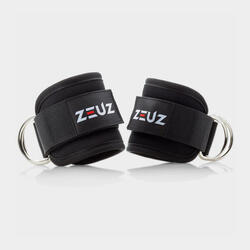 ZEUZ 2 Cuffs Cheville Fitness – Câble Machine – Noir