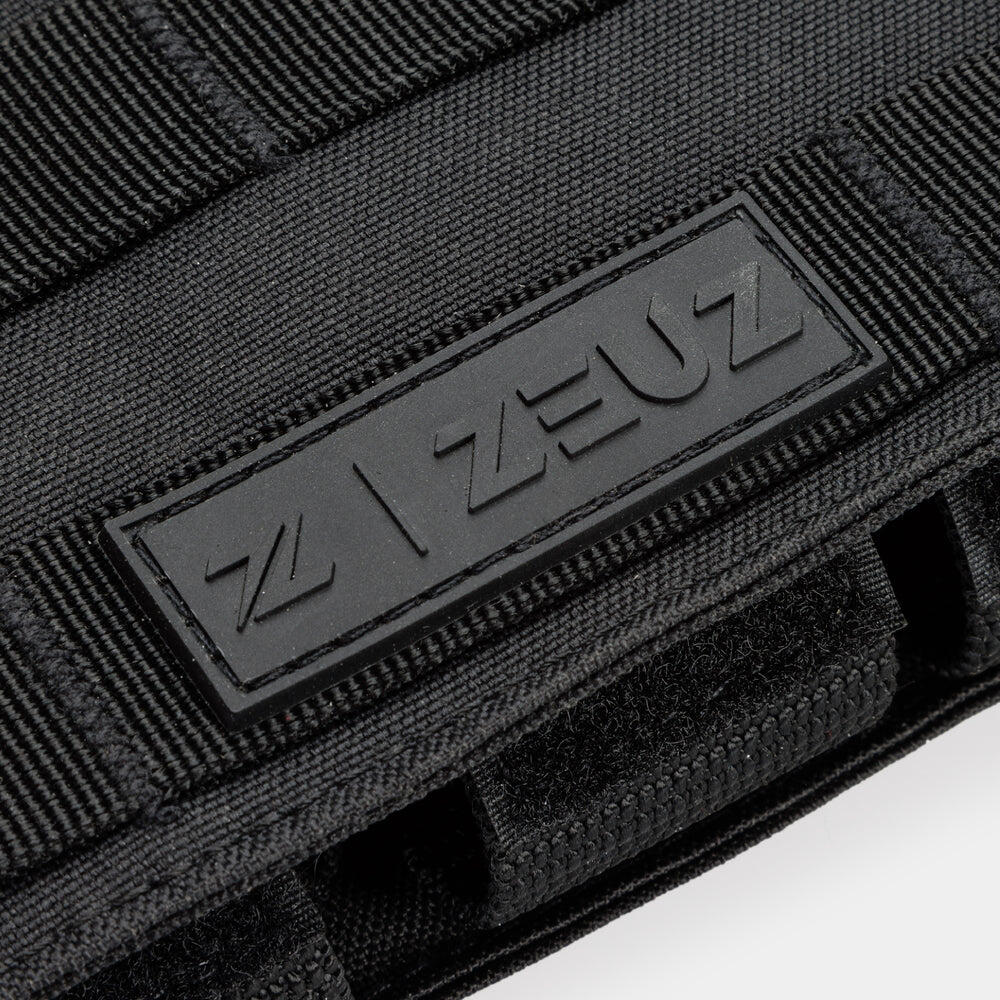 Gilet zavorrato ZEUZ per calisthenics, 25,5 kg – Gilet zavorrato tattico – Nero 5/7