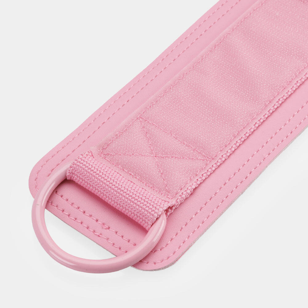 Sangle de cheville de fitness ZEUZ 2 pièces – Machine à câbles – Rose 5/7