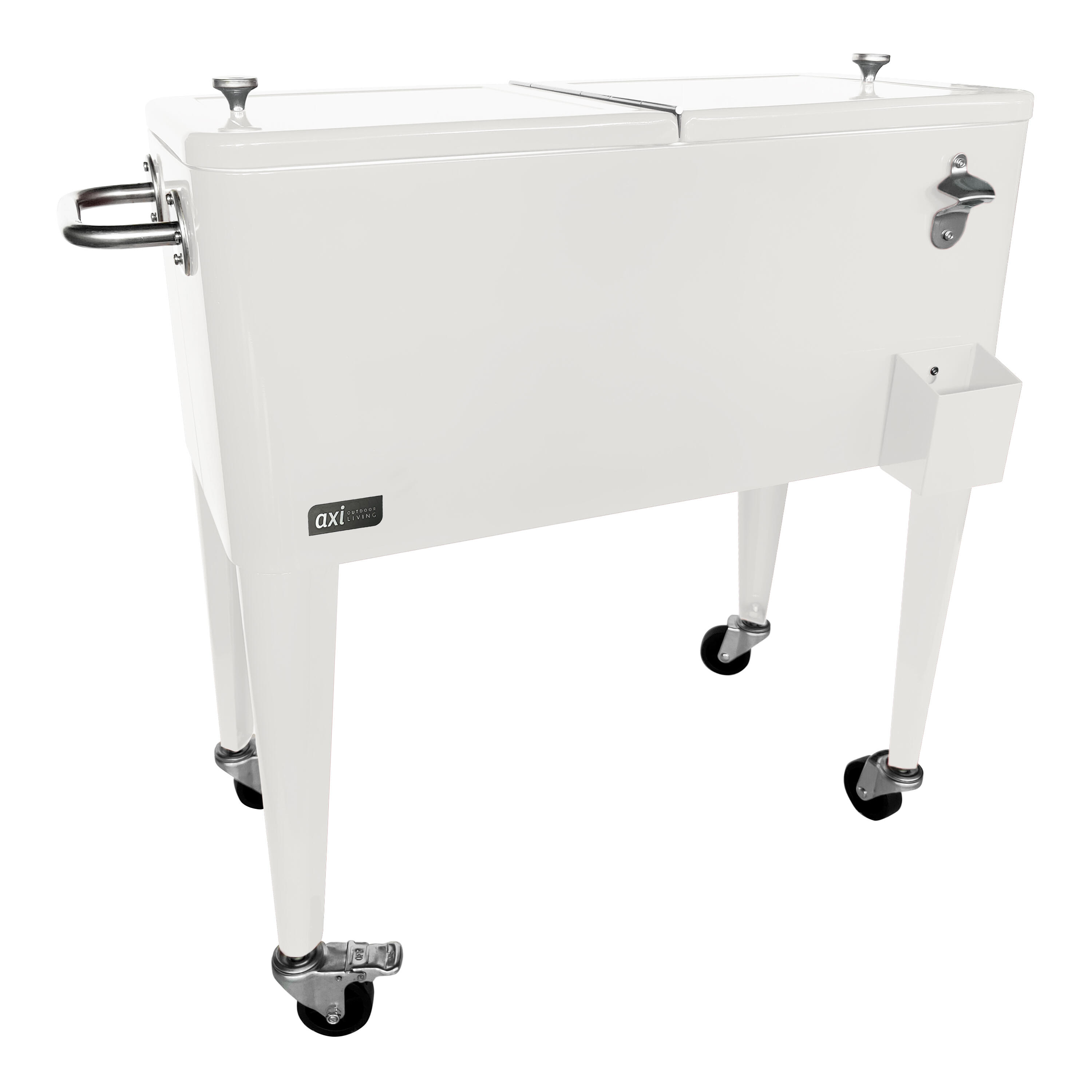 AXI AXI Retro Nevera portátil blanca - 76 litros