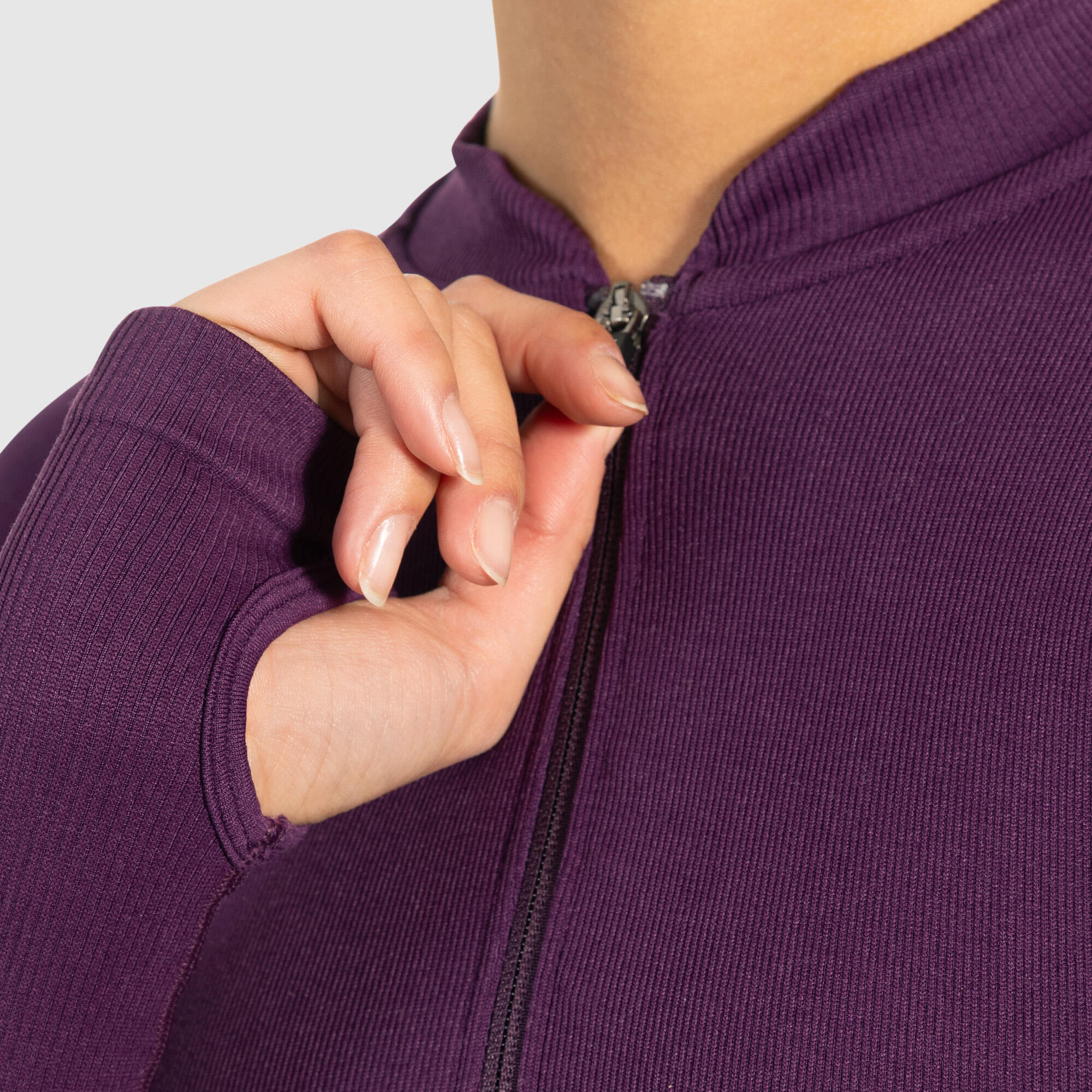 Damen Crop Jacke Harly Violett 5/5