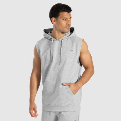 Herren Tank Hoodie Marell Grau Melange