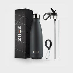 Bouteille isotherme ZEUZ 500 ml - RVS gris foncé