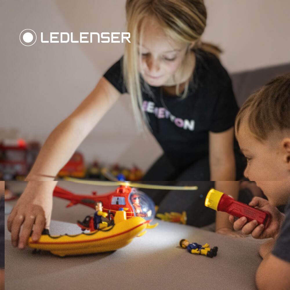 Lampe torche pour enfants  – Camping, activités ourdoor – KIDBEAM4 Rouge 6/7