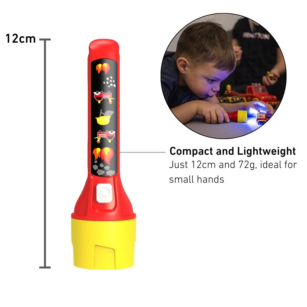 Lampe torche pour enfants  – Camping, activités ourdoor – KIDBEAM4 Rouge 3/7