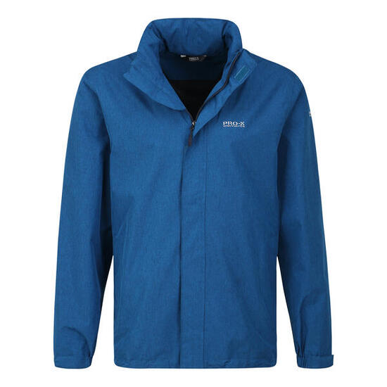 Herren Funktionsjacke RAY Peacock Melange-Blau