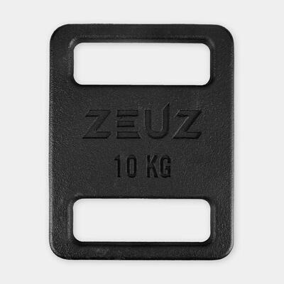Zeuz 10 kg stalen gewichtsplaat voor rucking backpack