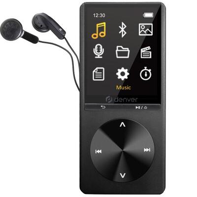 Mp3 / mp4 speler - bluetooth - shuffle - incl. oordopjes - mp1820