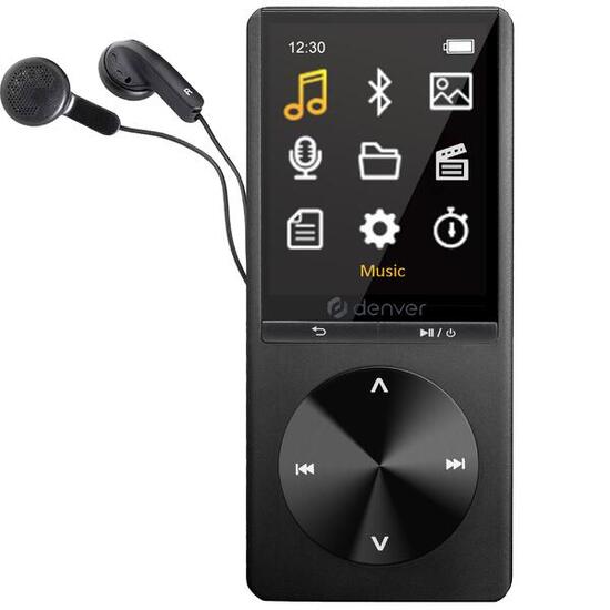 Lecteur MP3 / MP4 Denver - Bluetooth - Aléatoire - Écouteurs inclus - MP1820