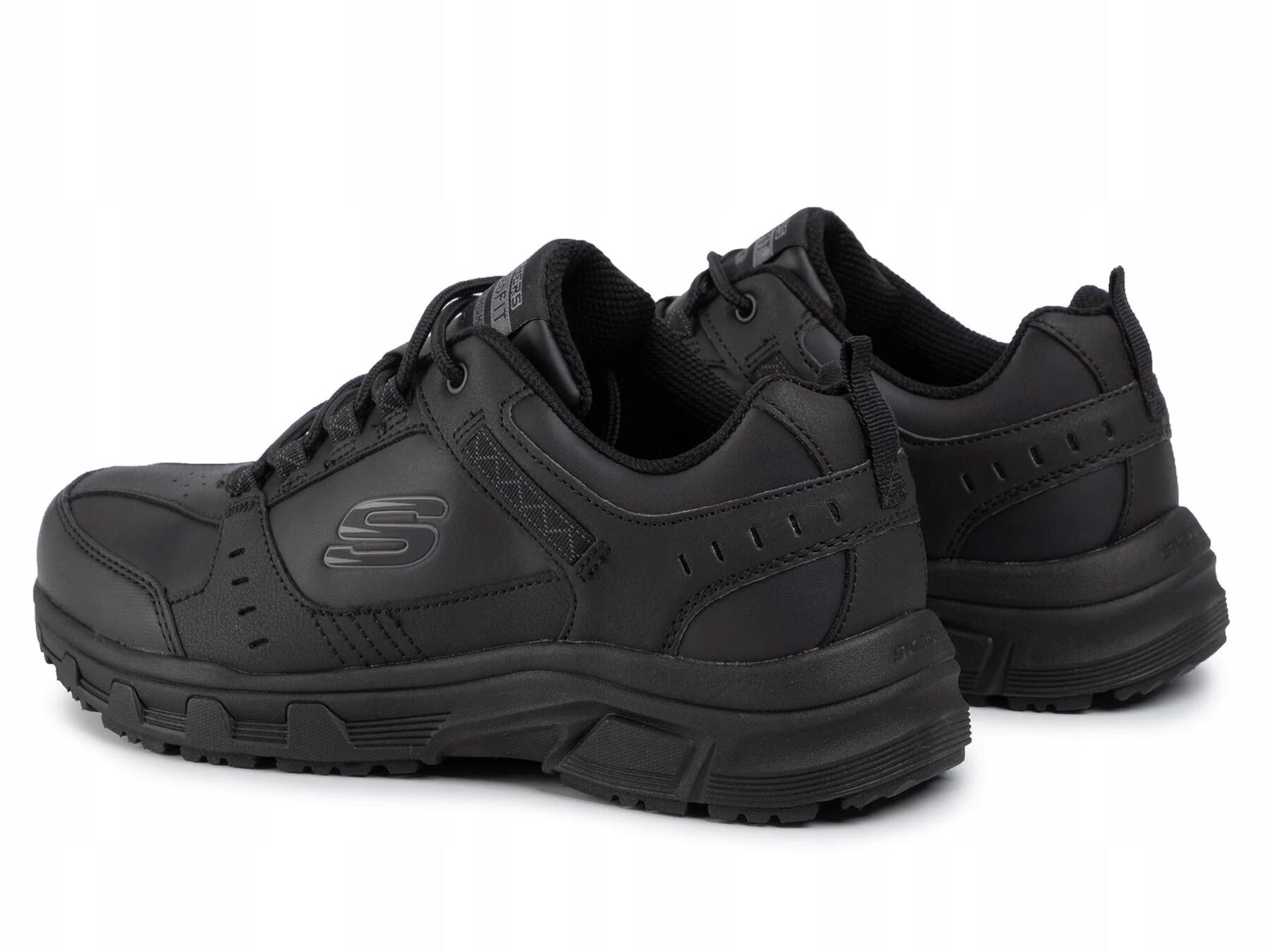 BUTY męskie SKECHERS REDWICK 51896-BBK sneakersy czarne sportowe 45,5 5/7