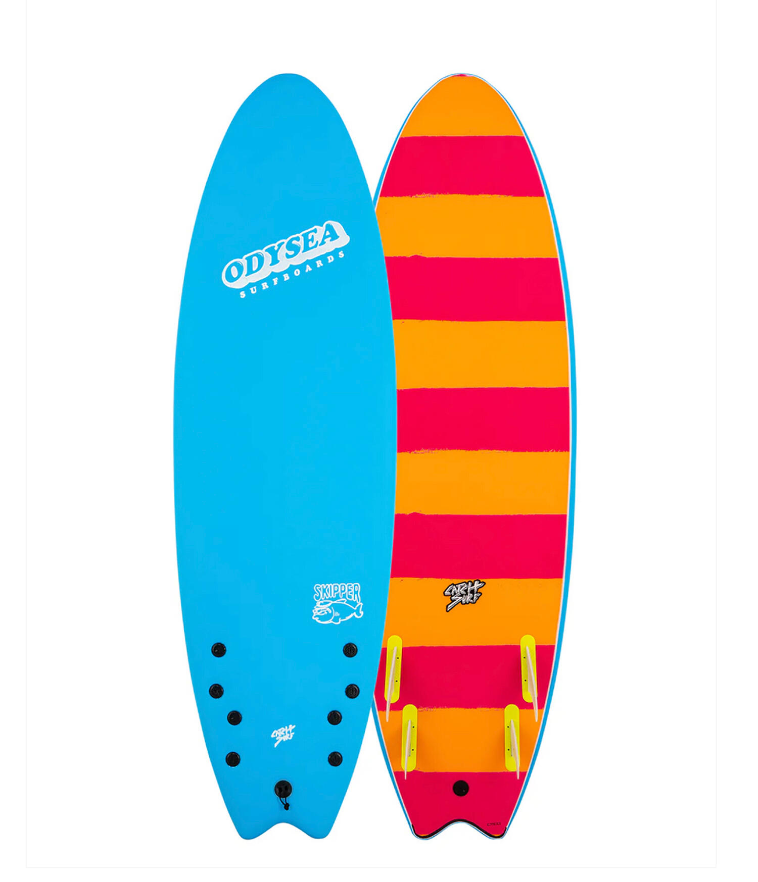 CATCH SURF Prancha de surf Catch Surf Odysea 6’0 Skipper- Quad - Sky Blue 25