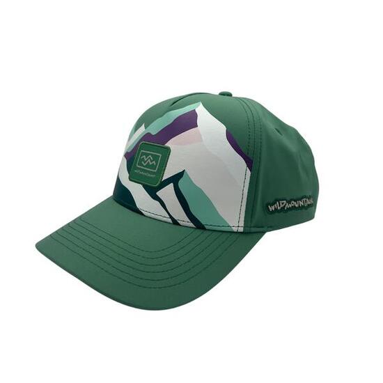 Outdoor Cap mit grünem Print