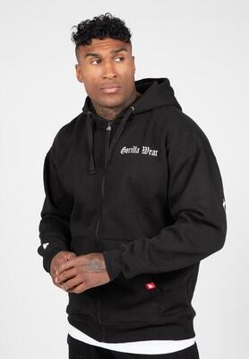 Utah zipped hoodie - zwart