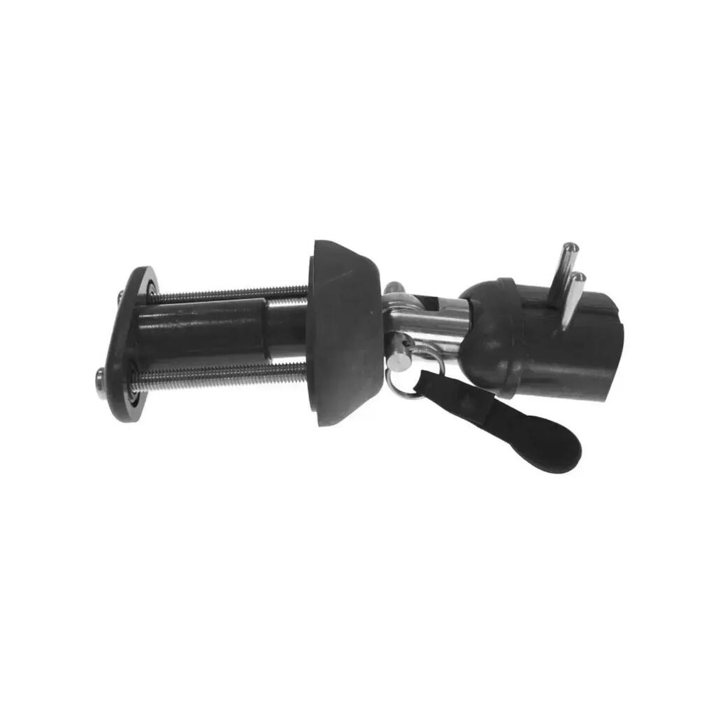 Swivel joint for electric tiller extension