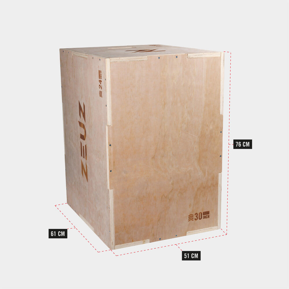 ZEUZ Box Plyo in Legno – Box Jump – 20, 24, 30 pollici 3/7