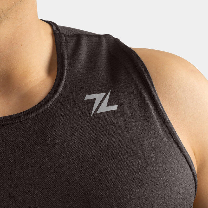 Sport Tanktop ZEUZ Heren Bruin Maat L 4/5