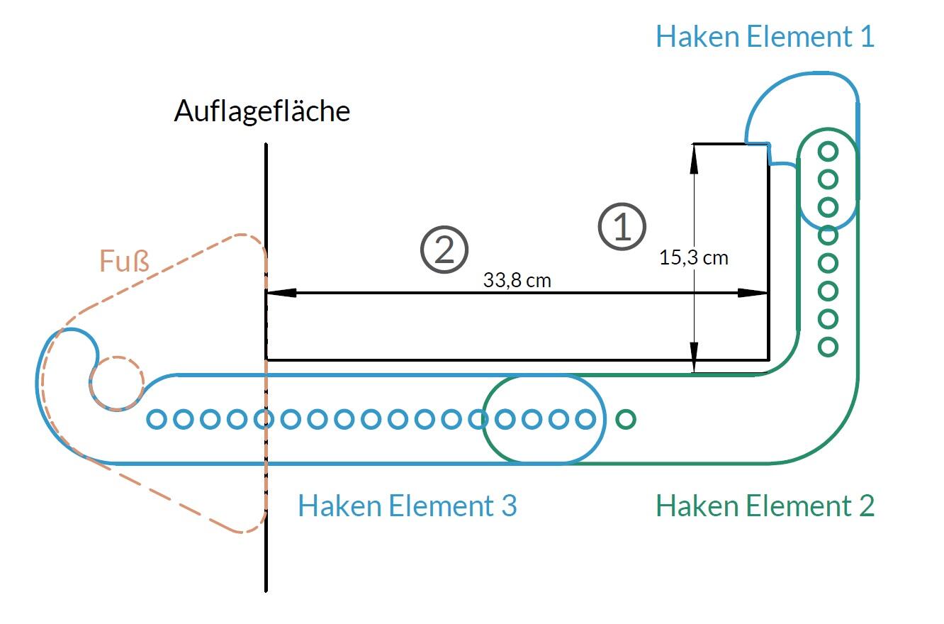 rollholz Klimmzugstange aus Holz für jeden Türrahmen 6/6