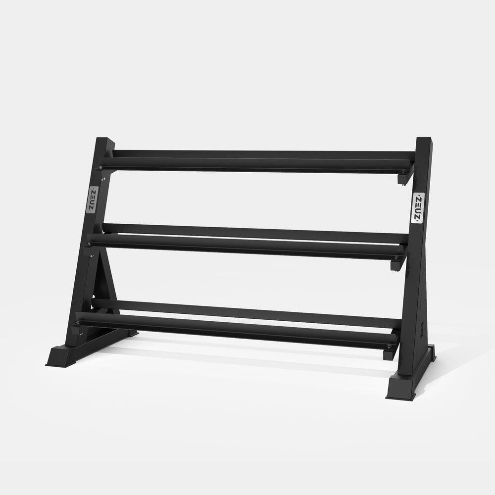 ZEUZ Dumbbell Rek – Halterrek & Opbergrek – Hexagon Dumbell Rack – Zwart 3/7