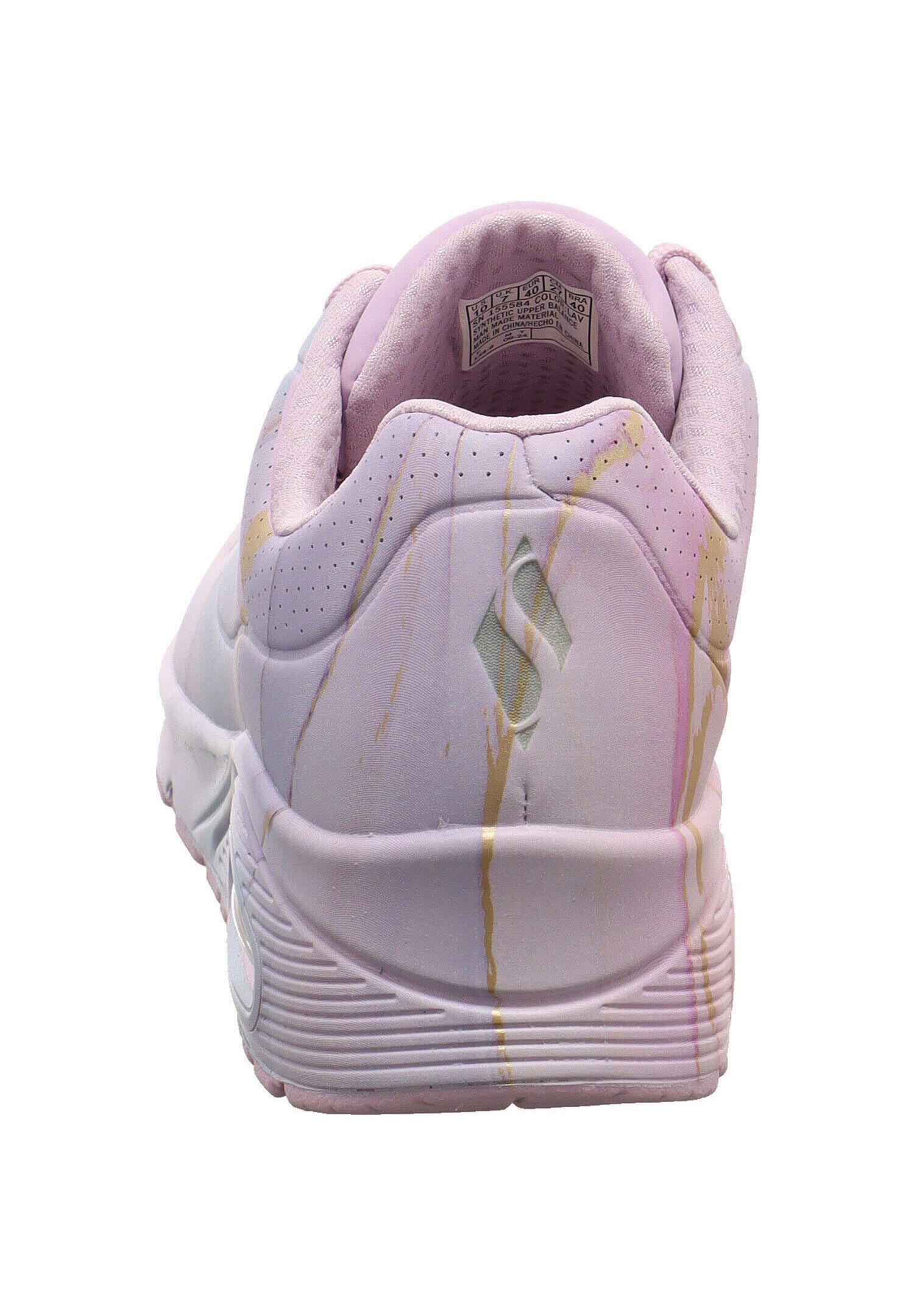 Scarpe Da Ginnastica Skechers Modello Uno Colore Rosa 3/6