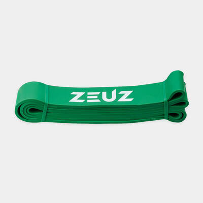 Zeuz 1 stuk weerstandsband elastiek – resistance stretch power bands - groen