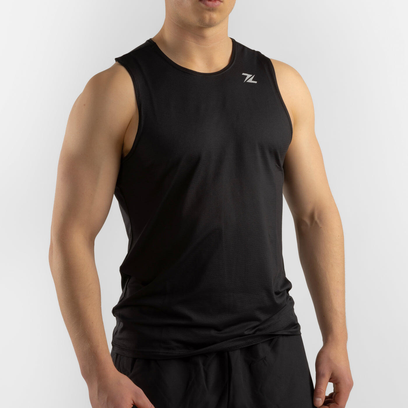 ZEUZ ZEUZ Sport Tanktop Heren - Sportkleding Man - Fitnesskleding - Zwart - Maat L