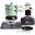 Réchaud de camping Rask Set - Réchaud hybride - électricité ou gaz - accessoires
