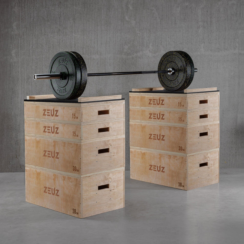 Blocs de musculation empilables en bois ZEUZ – Hauteur : 98 cm 6/7