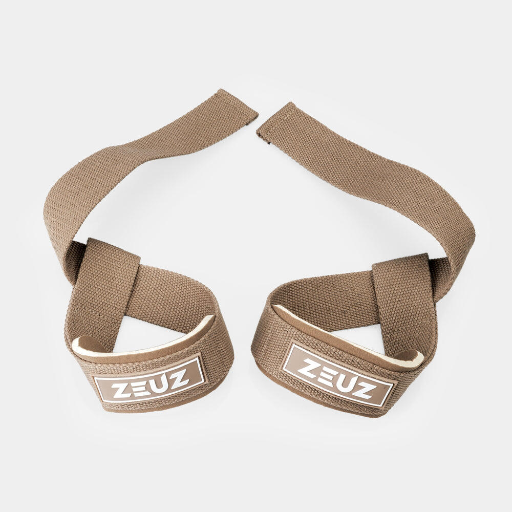 Sangles de levage ZEUZ (2 pièces) pour fitness, Functional Fitness et – Beige 4/6