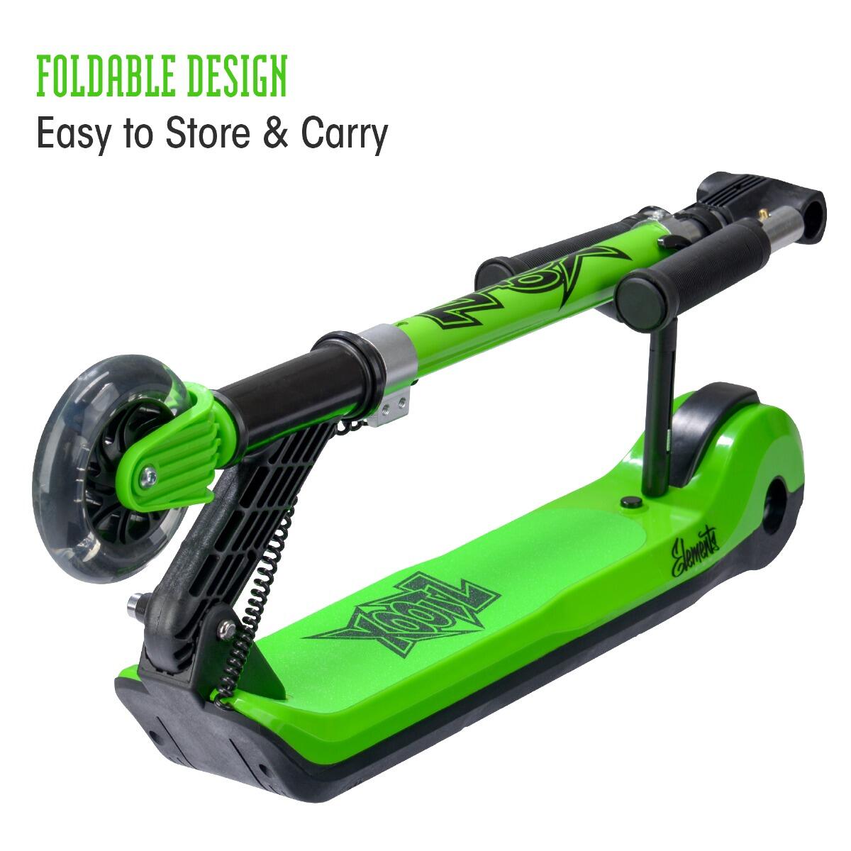 Xootz Kids' Elements Electric Foldable Scooter, LED Light Up Scooter 6/6