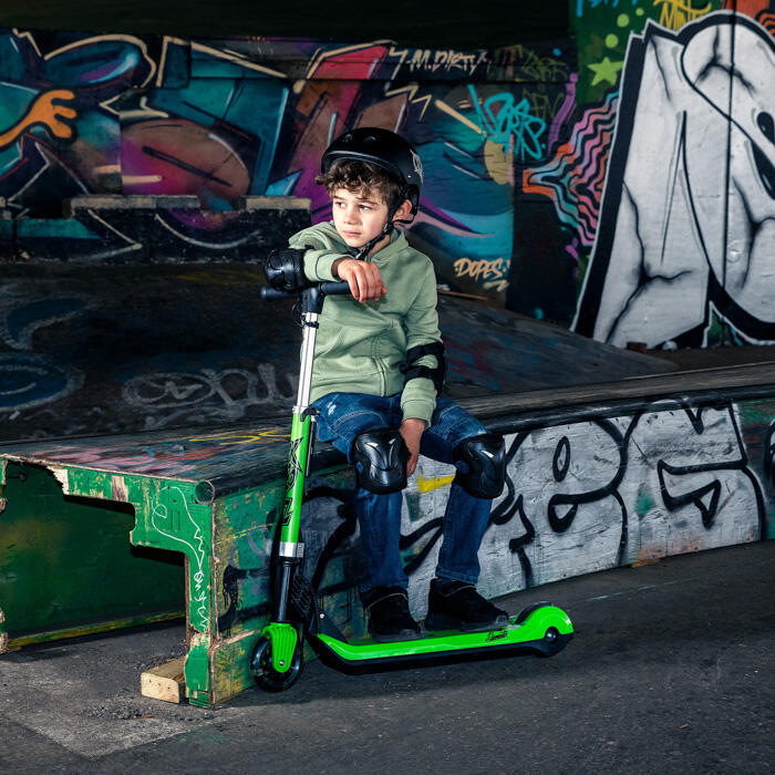 Xootz Kids' Elements Electric Foldable Scooter, LED Light Up Scooter 2/6