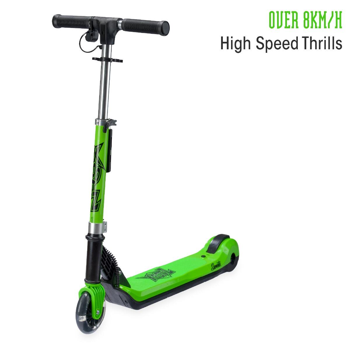 Xootz Kids' Elements Electric Foldable Scooter, LED Light Up Scooter 5/6