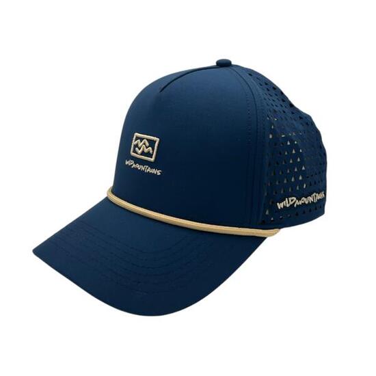 Cappellino Trucker Ricamato Blu Navy