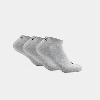Zeuz enkelsokken 3-pack - sokken - sportsokken heren & dames - grijs - medium